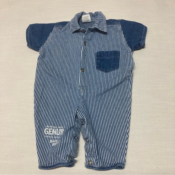 OSHKOSH B'GOSH | Striped Denim Jumper - Picture 1 of 10